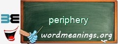 WordMeaning blackboard for periphery